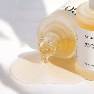 Siero ANUA Heartleaf 80 Soothing Ampoule, con estratto di Heartleaf 80%, ideale per lenire e idratare pelli sensibili, flacone da 30ml