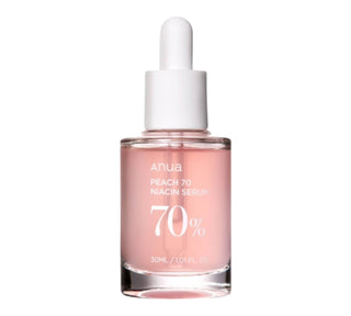 Siero ANUA Peach 70 Niacin con Niacinamide e estratto di pesca, per illuminare e uniformare il tono della pelle, 30ml.