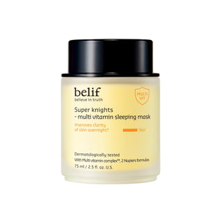 Maschera notturna Belif con Vitamina C, rigenera e illumina la pelle.