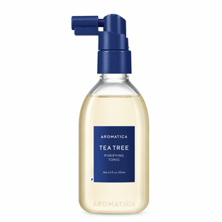 Tonico cuoio capelluto grasso al tea tree con acido salicilico 100ml | AROMATICA Tea Tree Purifying Tonic - SuiCura Cosmetics - novità