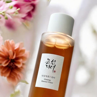 Beauty of Joseon Ginseng Water Essence, trattamento anti-età con ginseng e niacinamide per una pelle tonica, uniforme e idratata.