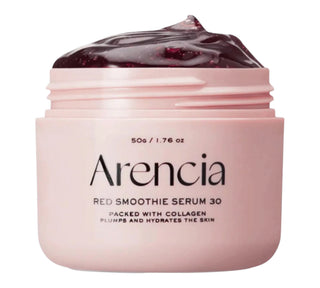 Siero gel viso collagene rosso anti-età rassodante niacinamide e arbutina | ARENCIA Red Smoothie Serum 30 50g