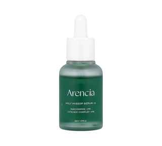 ARENCIA Holy Hyssop Serum 12 30ml siero viso coreano niacinamide 10% con 5 peptidi argireline arbutina acido kojico antimacchia e anti-età