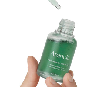 ARENCIA Holy Hyssop Serum 12 30ml siero viso coreano niacinamide 10% con 5 peptidi argireline arbutina 