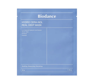 BIODANCE Hydro Cera-Nol Real Deep Mask 34g maschera viso coreana in idrogel idratante notturna con ceramidi e acido ialuronico