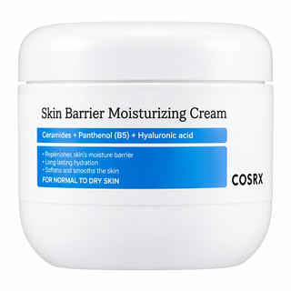  Crema corpo e viso coreana COSRX Skin Barrier Moisturizing Cream 450ml con 5 ceramidi per pelle secca e barriera cutanea
 