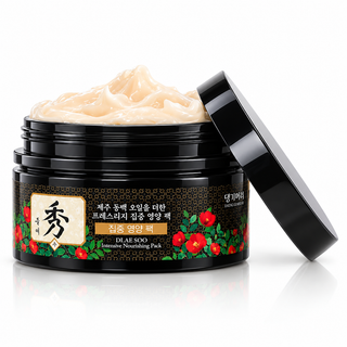 Texture cremosa e ricca della maschera capelli Daeng Gi Meo Ri Dlae Soo Intensive Nourishing per capelli secchi e inariditi