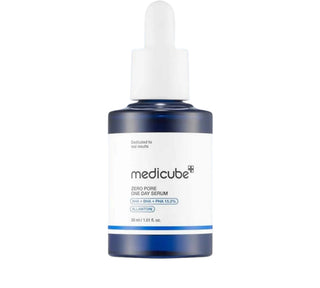 Medicube Zero Pore One-Day Serum 30ml siero viso coreano esfoliante AHA BHA PHA per pori dilatati punti neri e texture irregolare
