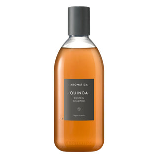 Shampoo riparatore senza solfati Aromatica Quinoa Protein Shampoo 400ml con proteine di quinoa per capelli secchi e danneggiati